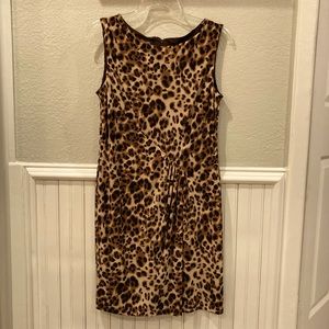Leopard print dress
